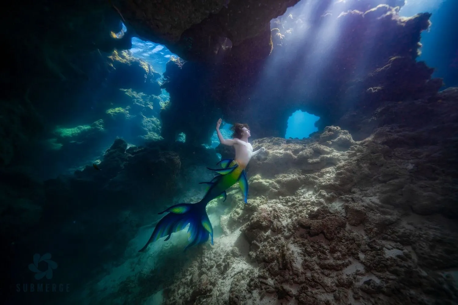Underwater training session with the Submerge team